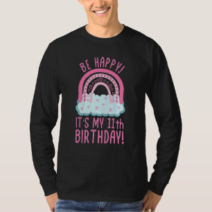 Kinder sind glücklich, es ist mein 11. Geburtstag T-Shirt