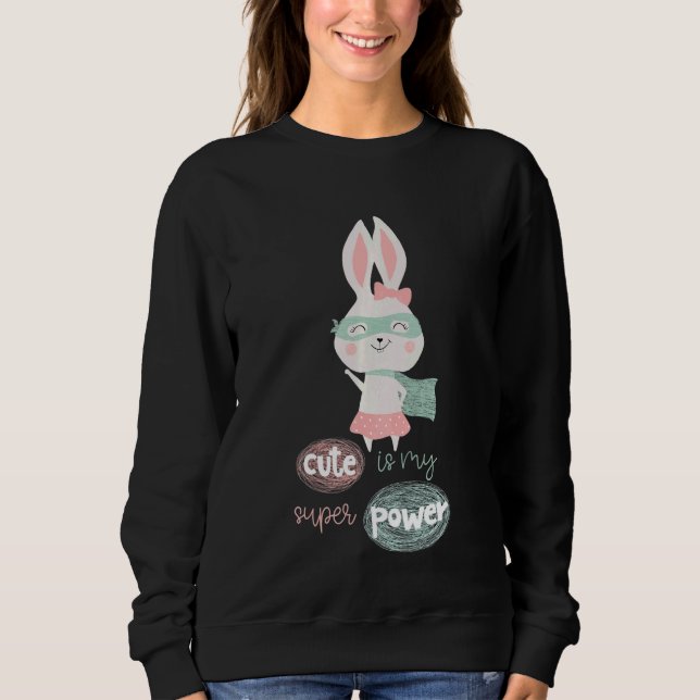 Kinder sind mein Super-Power Sweatshirt (Vorderseite)