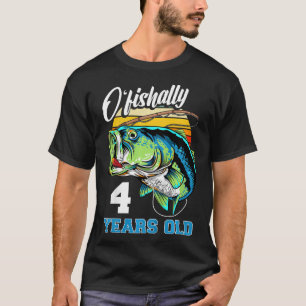 Kinder sind offiziell 4 Jahre alt Fischer 4. Gebur T-Shirt