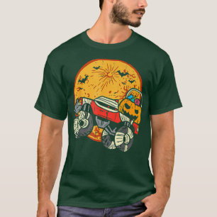 Kinder Skeleton Monster Truck Moon Candy Kleinkind T-Shirt