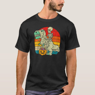 Kinder Skelett Monster Truck Mond Süßigkeiten Klei T-Shirt