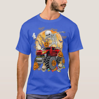 Kinder Skeletter Monster Truck Moon Candy Kleinkin T-Shirt