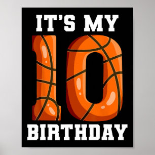 Kinder-Sketch-Geburtstagsfeier zum 10. Geburtstag Poster
