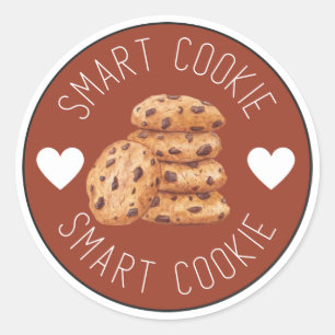 Kinder Smart Cookie Motivierend Zazzle Runder Aufkleber