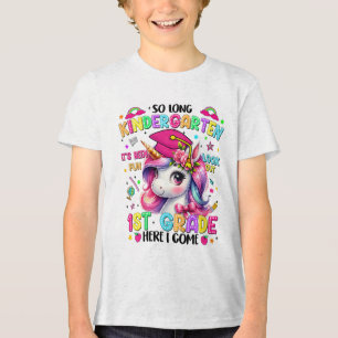 Kinder so lange Kindergarten Abschluss Graduate Un Tri-Blend Shirt