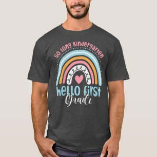 Kinder So lange Kindergarten Hallo erste Klasse Co T-Shirt