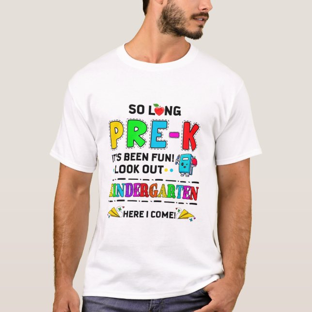 Kinder, so lange vor dem K Kindergarten hier komme T-Shirt (Vorderseite)