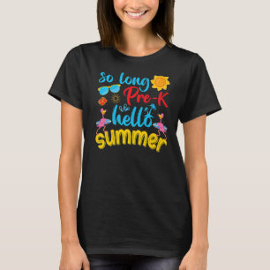Kinder so lange vor dem Sommer vor Hallo am letzte T-Shirt