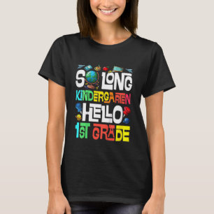 Kinder so langer Kindergarten Hallo 1. Klasse Kind T-Shirt