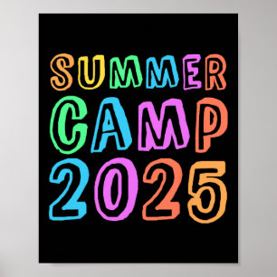 Kinder Sommercamp 2025 Camping Direktor Crew Gastg Poster