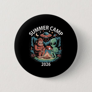 Kinder Sommercamp 2026 Alien Bigfoot Regie Crew Button