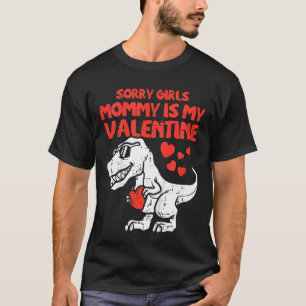 Kinder Sorry Mädchen Mommy ist mein Valentine Klei T-Shirt