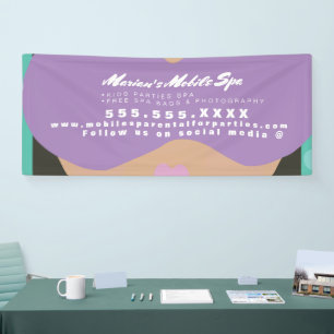 Kinder-Spa-Geschäft Party-Verleih Mobiler Bus Banner