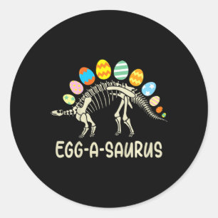 Kinder Spaß Eggasaurus Dinosaur Ostereier Jagen Ki Runder Aufkleber