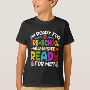 Kinder Spaß Ich bin bereit für den Vorschulbeginn T-Shirt