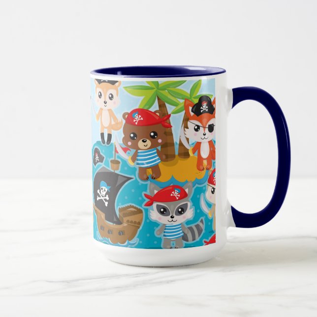 Kinder Spaß Party Pirate Tasse (Rechts)