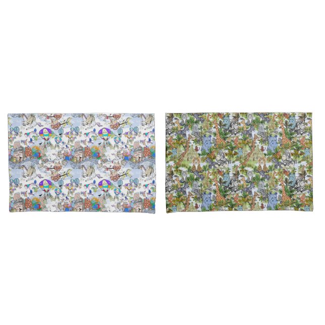 Kinder Spaß Pillowcase Pair Kissenbezug (Vorderseite-Set)