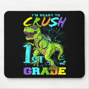 Kinder Spaß T-Rex-T-Shirt erster Klasse Mousepad