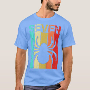 Kinder Spider 7 Geburtstag Junge Girl Spider 7 Jah T-Shirt