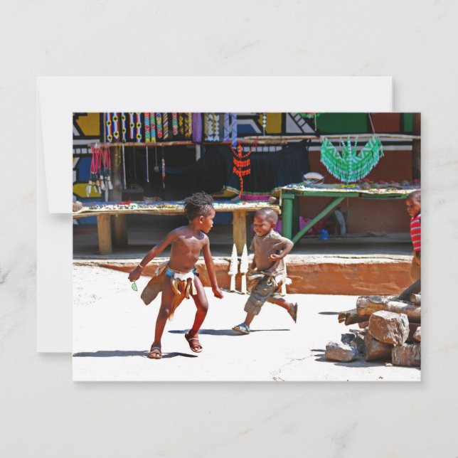 Kinder spielen (Vorderseite)