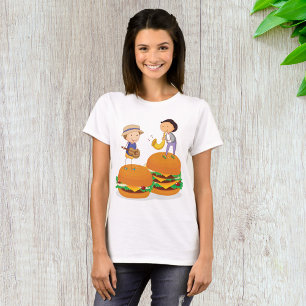 Kinder spielen Musik auf Riesenschändlerinnen T-Shirt