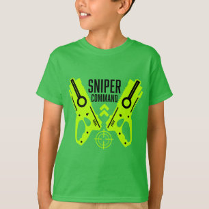 Kinder Spielzeug Pistole Schlacht Weihnachten T-Shirt