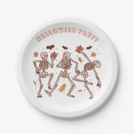 Kinder Spooky Halloween-Party Einladung Pappteller