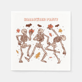 Kinder Spooky Halloween-Party Einladung Serviette