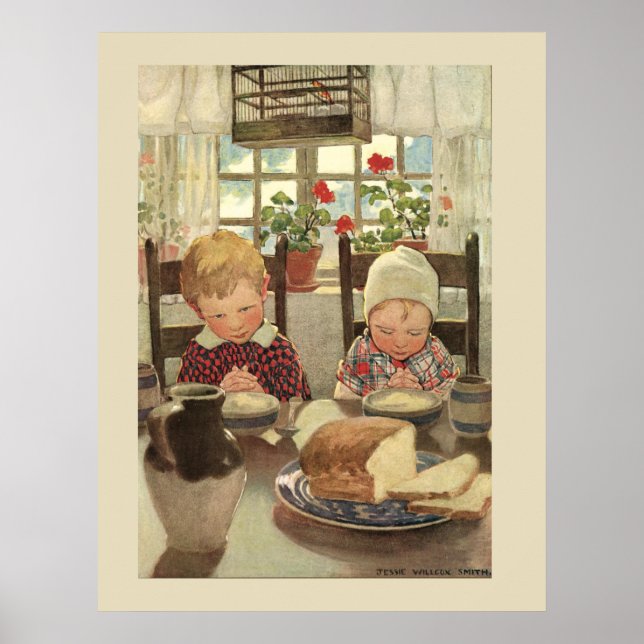 Kinder Sprichwort Grace Poster (Vorne)