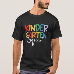 Kinder Squad Kindergartenerzieherin Zurück zur Sch T-Shirt