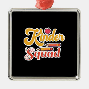Kinder Squad Ornament Aus Metall