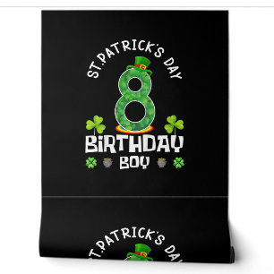 Kinder St. Patrick's Day Birthday 8. 2015 T - Shir Tapete