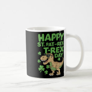 Kinder St. Patricks Tag Frohe St. Pat T Rex Tag Di Kaffeetasse