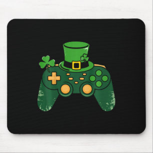 Kinder St. Patrick's Tag Gamer Gaming-Controller C Mousepad