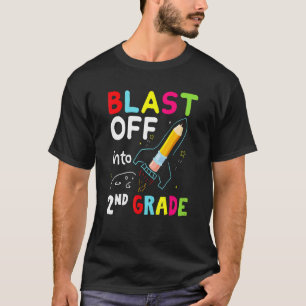 Kinder starten in die 2. Klasse am ersten Schultag T-Shirt
