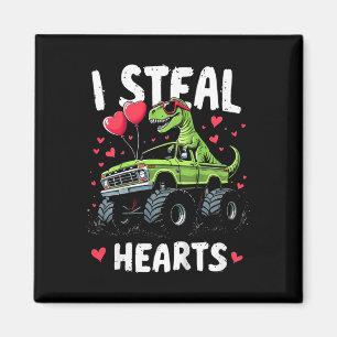 Kinder stehlen Herzen Kinder Lustige Trex Geschenk Magnet