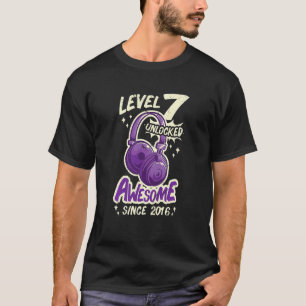 Kinder Stufe 7 Phantastisch seit 2016 Videospiel T-Shirt