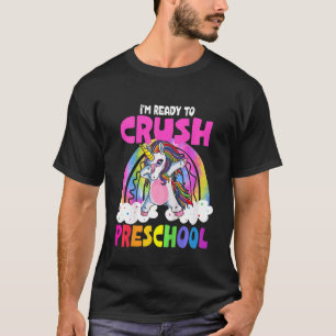 Kinder stürzen Vorschulabtrünnige Einhorn zurück n T-Shirt
