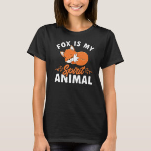 Kinder Süße Tier Fox ist mein Geist Tierfüchse T-Shirt