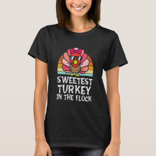 Kinder süßeste Türkei in der Flock Kleinkind Girl  T-Shirt