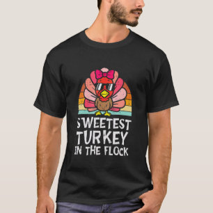 Kinder süßeste Türkei in der Flock Kleinkind Girl T-Shirt