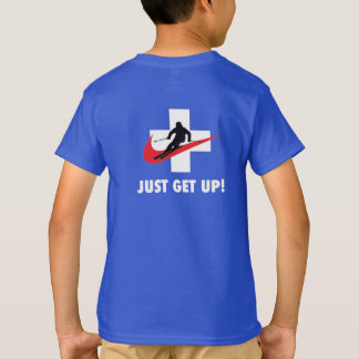 Kinder Swish/Skifahrer-T-Shirt T-Shirt