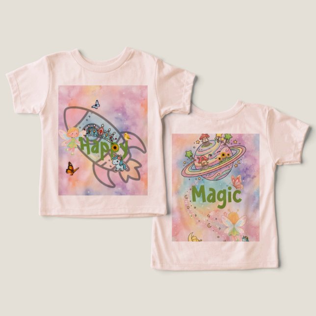 Kinder-T-Shirt (Design Vorderseite & Rückseite)