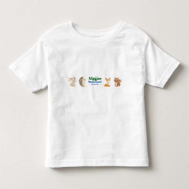 Kinder T - Shirt Alp Montessori (Vorderseite)