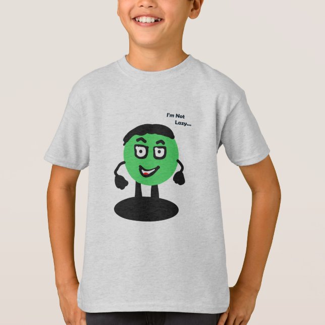 Kinder T - Shirt mit einzigartigen Karikaturenfigu (Vorderseite)