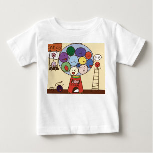 „Kinder-T-Shirt mit farbenfroher Ballon-Illustrati Baby T-shirt