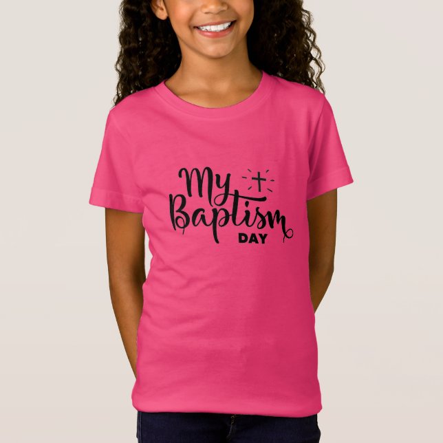 Kinder T - Shirt Taufe (Vorderseite)