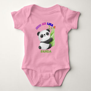 Kinder-T-Shirt – Umarme mich wie ein Panda 🐼 Baby Strampler
