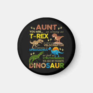 Kinder tanzen Sie sind meine Lieblings-Dinosaurier Magnet