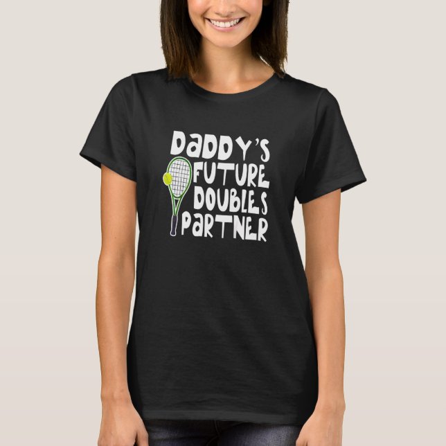 Kinder Tennis Daddy's Buddy Daddy's Future Doubles T-Shirt (Vorderseite)